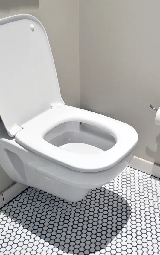 Luxury bathroom in a new build home