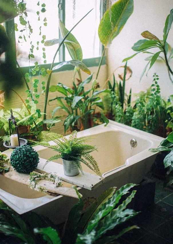 Creating space in a small bathroom